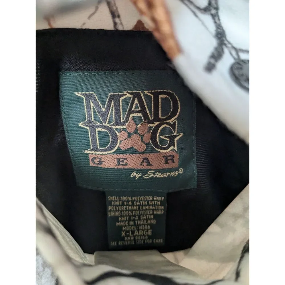 Mad Dog Gear XL Reversible Hunting Jacket | White Snow Camo & Hi-Vis Orange